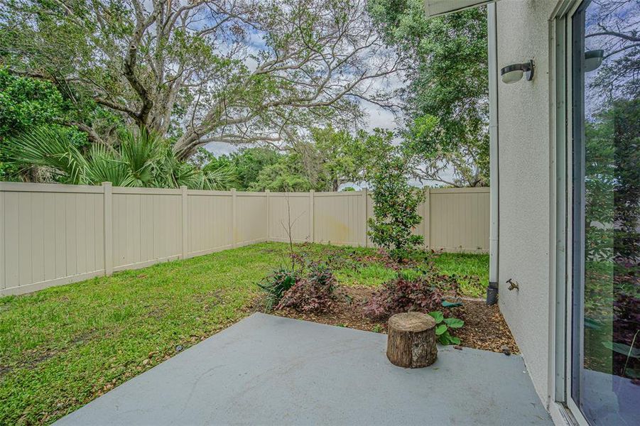 Exterior details and patio area of a home in Chelsea Court, Tampa (Image 3).