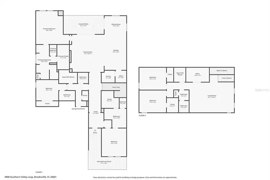 2D floor plan layout of this home in , Brooksville, FL (Image 5).