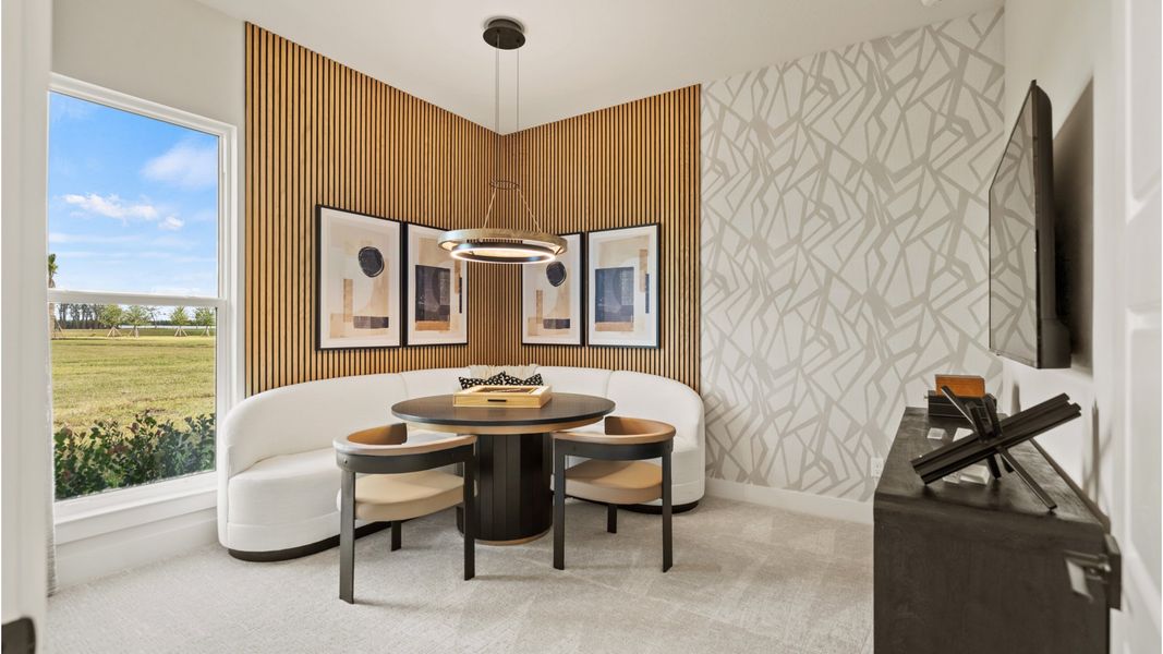 Furnished interior view inside a new home in Mandarin Grove, Palmetto (Image 16).