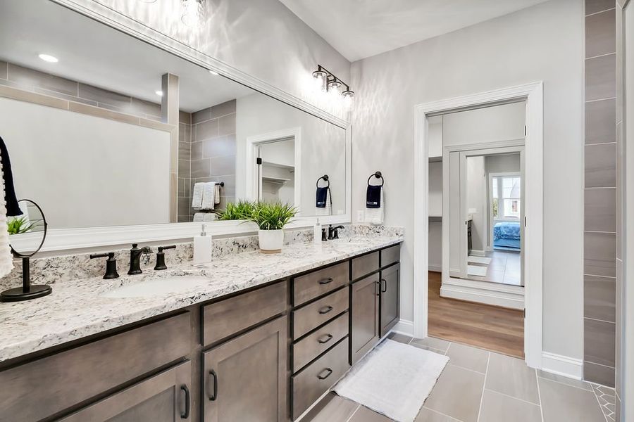 Furnished interior view inside a new home in Brunswick Forest, Leland (Image 18).