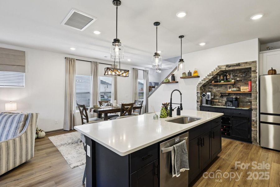 Furnished interior view inside a new home in Monterey Park, York (Image 25). Furnished interior view inside a new home in Monterey Park, York (Image 25).