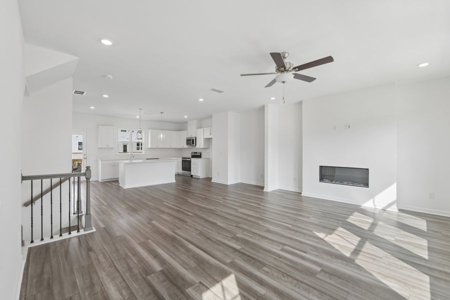 Spacious, unfurnished interior of a new home in Chandler Run, Tucker (Image 11). Spacious, unfurnished interior of a new home in Chandler Run, Tucker (Image 11).