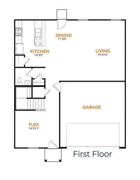 2D floor plan layout of this home in Duckhorn Towne, Brownwood, TX (Image 3). 2D floor plan layout of this home in Duckhorn Towne, Brownwood, TX (Image 3).