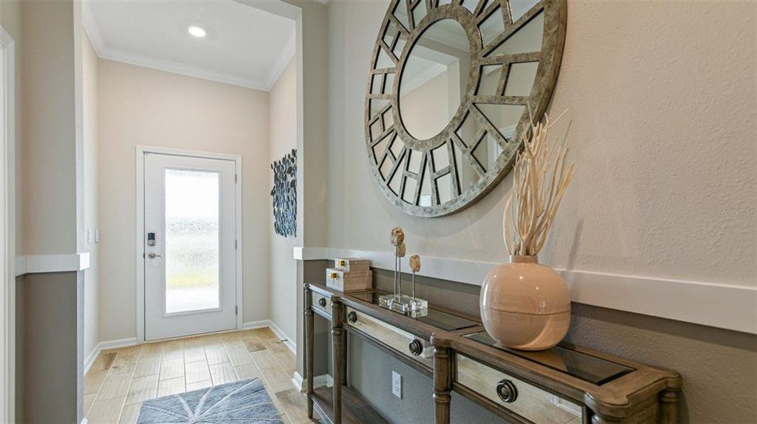 Furnished interior view inside a new home in Sawmill Branch Express, Palm Coast (Image 36).