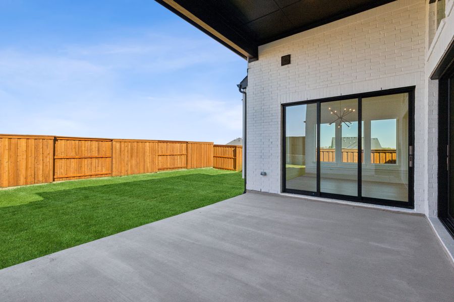 Representative exterior details of a home built from the Montgomery IV by Southgate Homes in Windsong Ranch 71' Series, Prosper (Image 3).