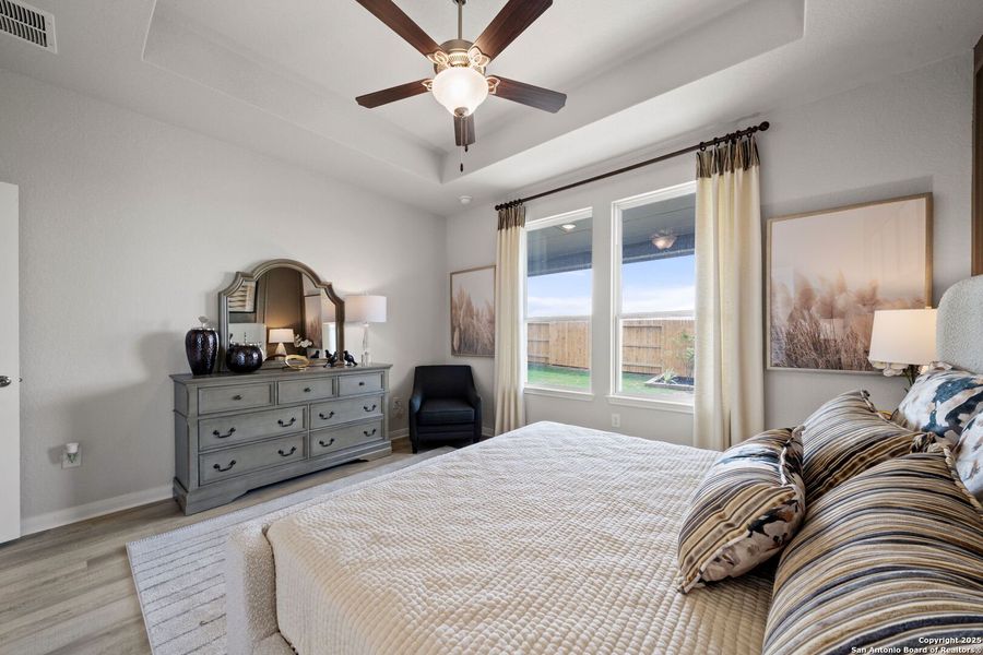 Furnished interior view inside a new home in Applewhite Meadows, San Antonio (Image 5). Furnished interior view inside a new home in Applewhite Meadows, San Antonio (Image 5).
