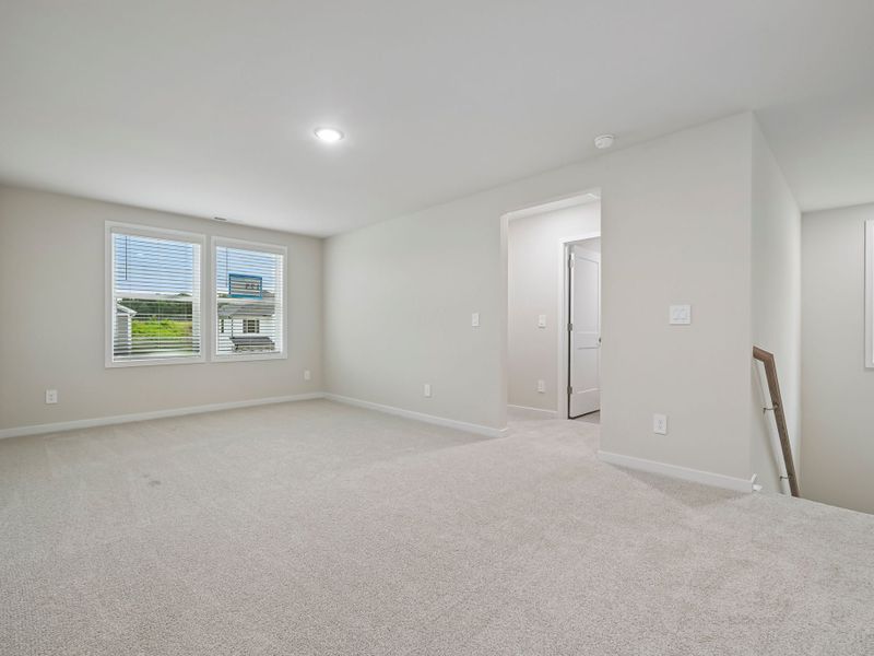 Spacious, unfurnished interior of a new home in The Heritage at Buffaloe Reserve, Raleigh (Image 12). Spacious, unfurnished interior of a new home in The Heritage at Buffaloe Reserve, Raleigh (Image 12).