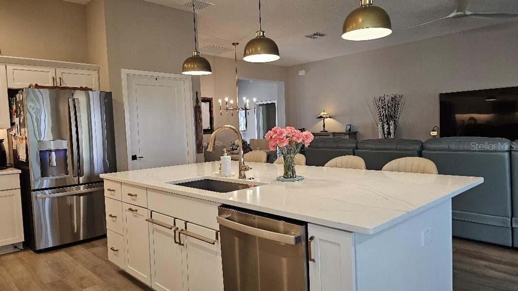 Furnished interior view inside a new home in , The Villages (Image 15).