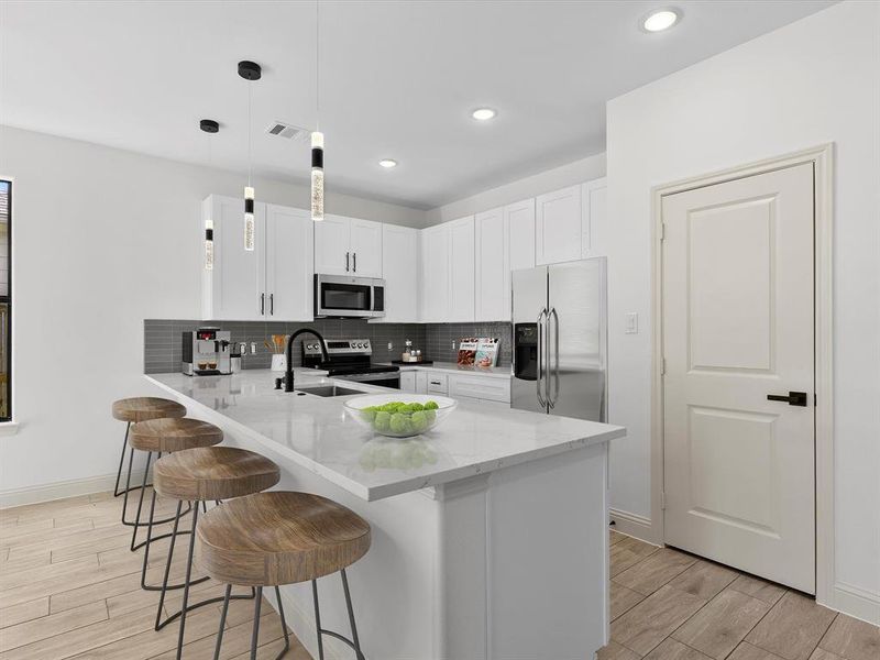 Furnished interior view inside a new home in , Granbury (Image 15).