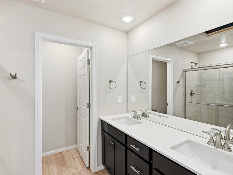 Furnished interior view inside a new home in Three Hills, Morrison (Image 6).