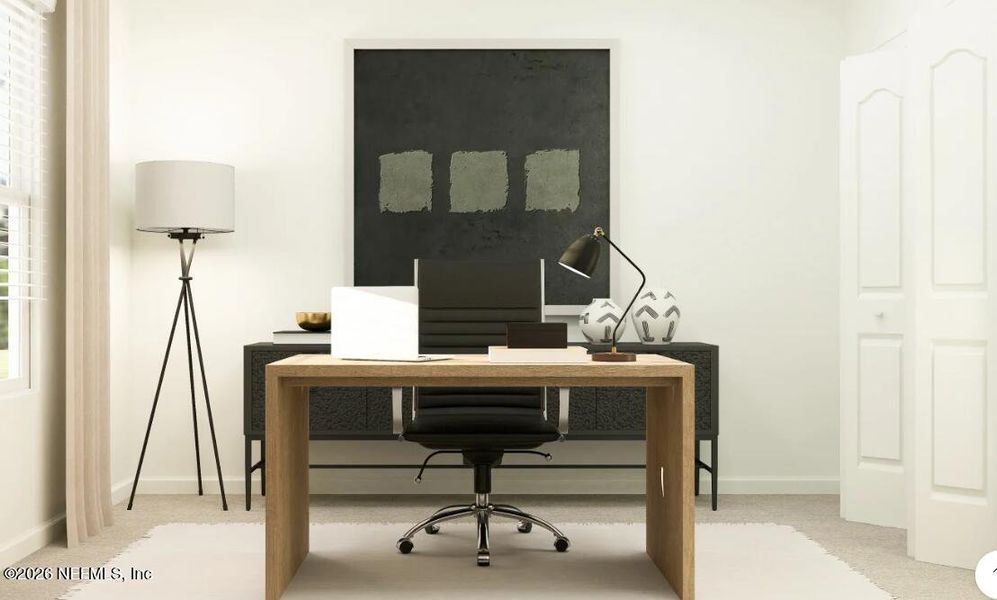 Furnished interior view inside a new home in Silver Meadows at SilverLeaf, St. Augustine (Image 17).