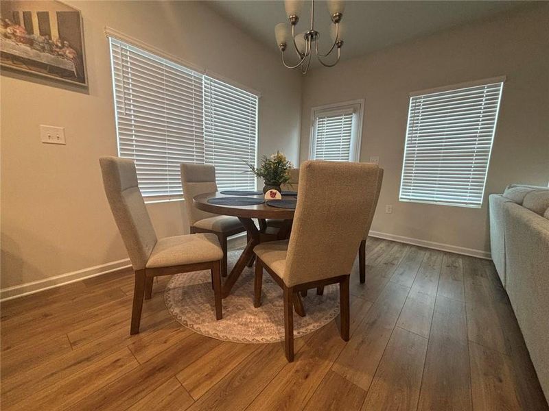Furnished interior view inside a new home in , Hoschton (Image 4).