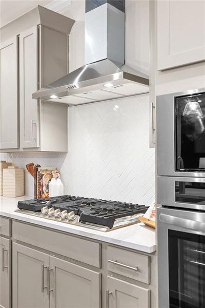 Close-up of interior finishes inside a home in Lake Shore, Winder (Image 17).