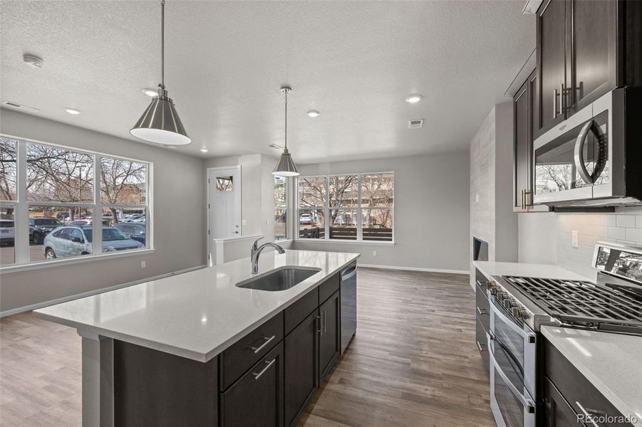 Furnished interior view inside a new home in Ralston Creek, Arvada (Image 8).
