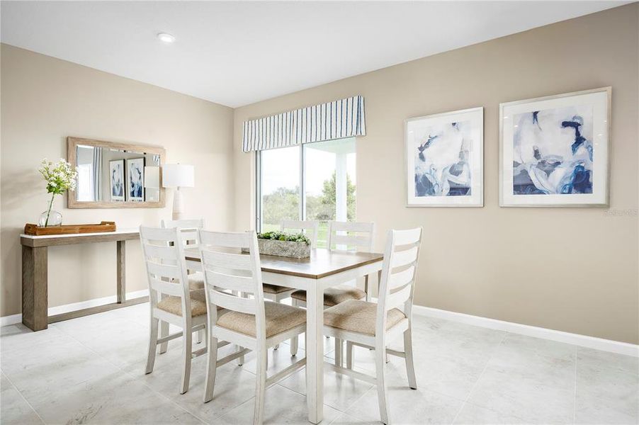 Furnished interior view inside a new home in Crystal Lake Preserve, Dundee (Image 4).