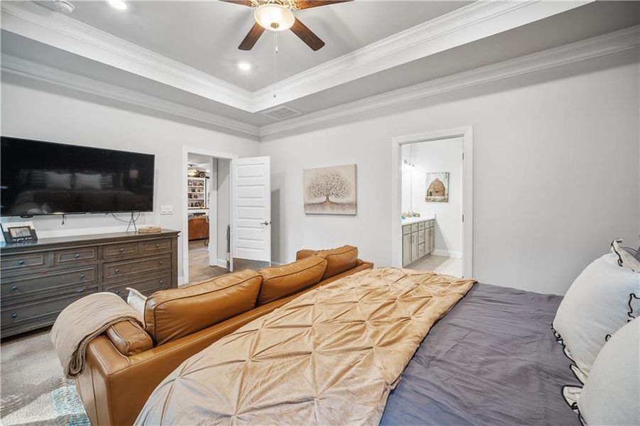 Furnished interior view inside a new home in Holiday Pines, Buford (Image 18).