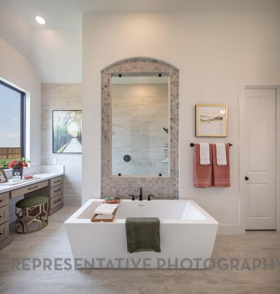 Furnished interior view inside a new home in Parten, Austin (Image 28).