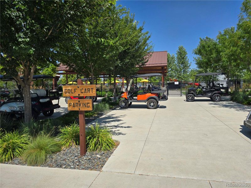 Golf Cart Parking!