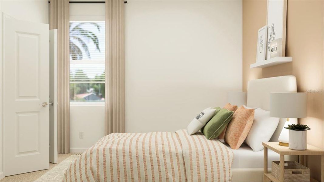 Furnished interior view inside a new home in Meadow Pointe, Groveland (Image 18).