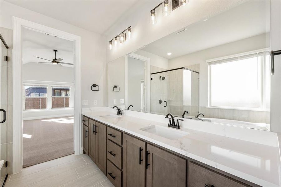 Furnished interior view inside a new home in Timberbrook, Justin (Image 12).