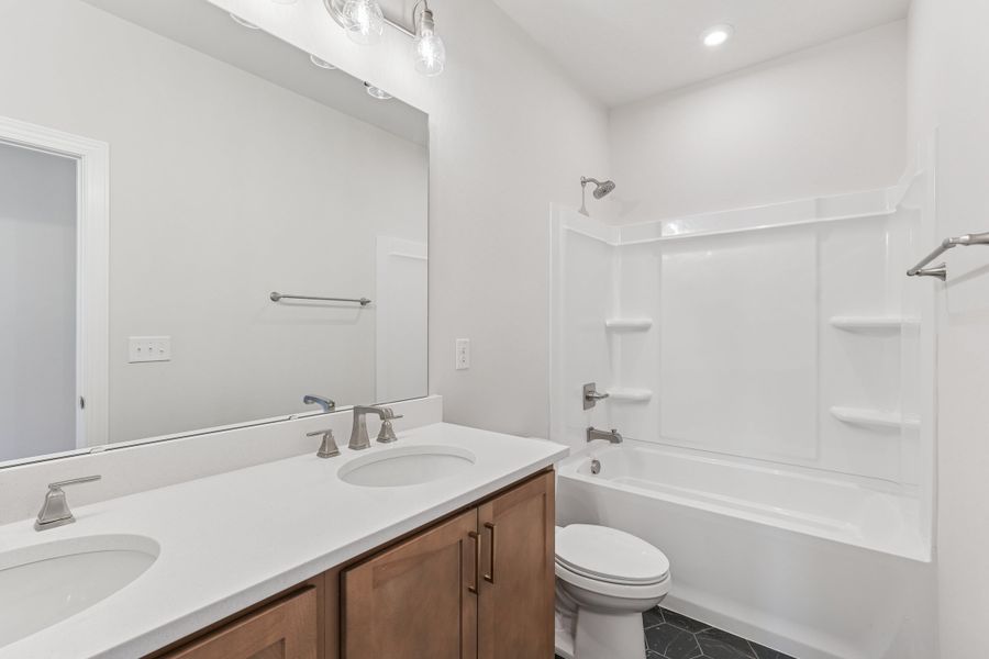 Furnished interior view inside a new home in Summit At Homestead, Chapel Hill (Image 7).