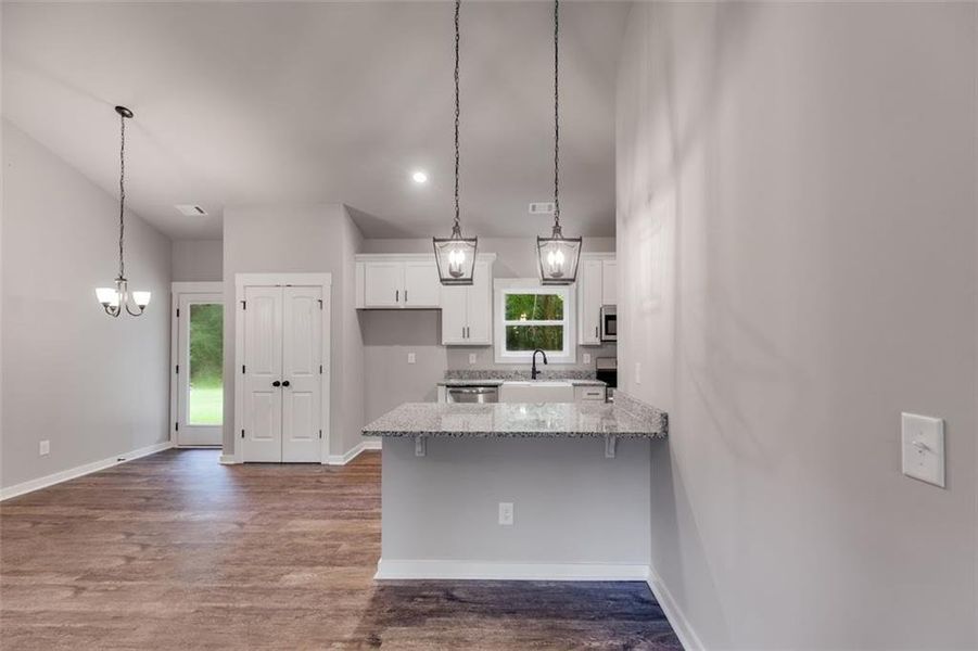 Furnished interior view inside a new home in , Tallapoosa (Image 5).