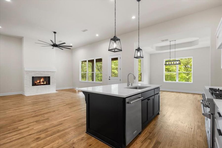 Furnished interior view inside a new home in , Mineola (Image 5).