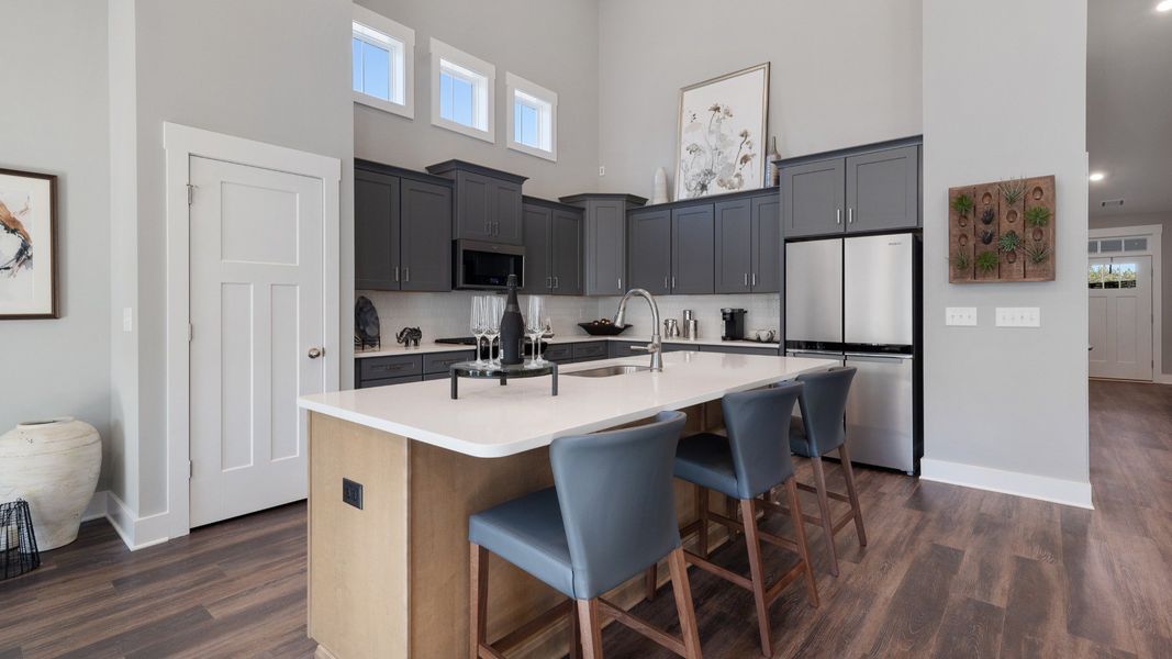 Representative furnished interior of a home built from the Cooper 3 by DRB Homes in Walnut Ridge, Inman (Image 7).