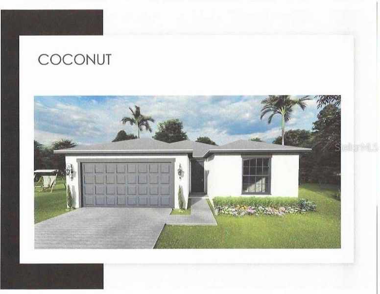 Rendering of Coconut model Rendering of Coconut model