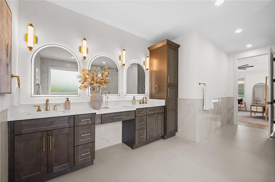 Furnished interior view inside a new home in , Lawrenceville (Image 12).
