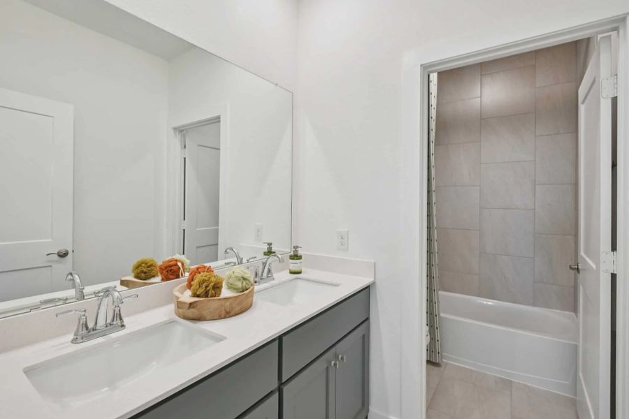 Representative furnished interior of a home built from the Versailles by Chesmar Homes in Jubilee Chateau, Hockley (Image 12).