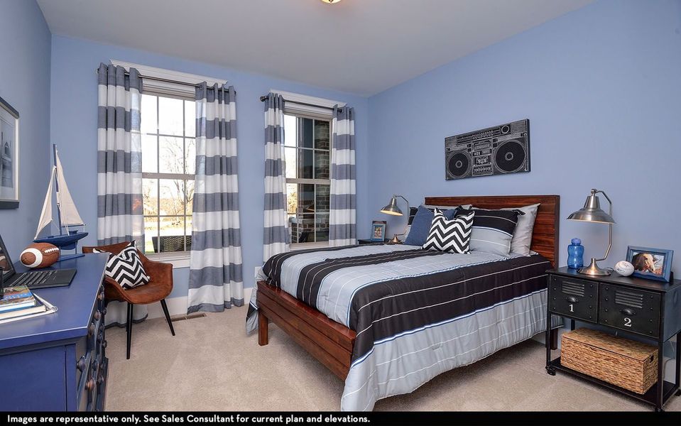 Representative furnished interior of a home built from the Dresden by CastleRock Communities in Belvoir, Fairview (Image 29).