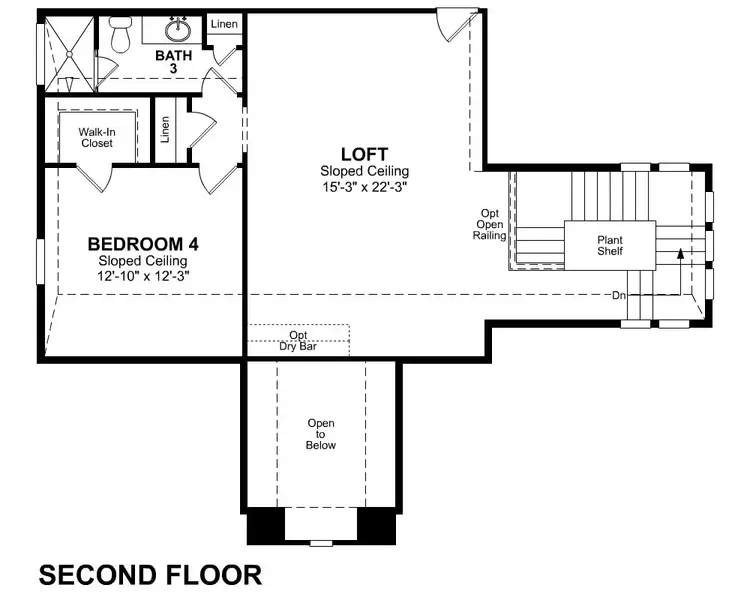 2D floor plan layout of this home in Cibolo Crossing, Universal City, TX (Image 3).