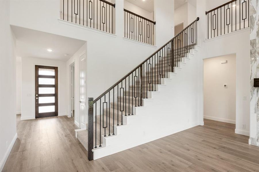 Spacious, unfurnished interior of a new home in Union Park Classic 60, Little Elm (Image 30). Spacious, unfurnished interior of a new home in Union Park Classic 60, Little Elm (Image 30).