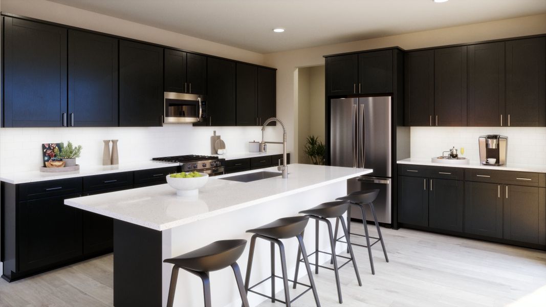 Representative furnished interior of a home built from the Raven by Trumark Homes in Trumark Homes at Tanterra, Parker (Image 8).
