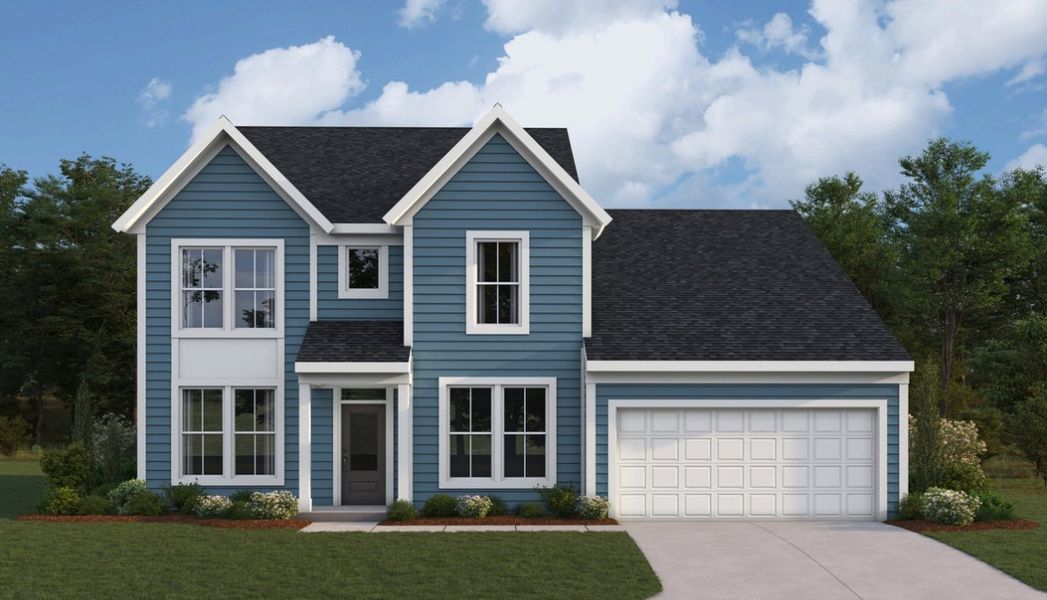 Representative exterior photo of a completed home built from the Winston by Fischer Homes in Breakfast Point East, Panama City Beach, FL (Image 5).