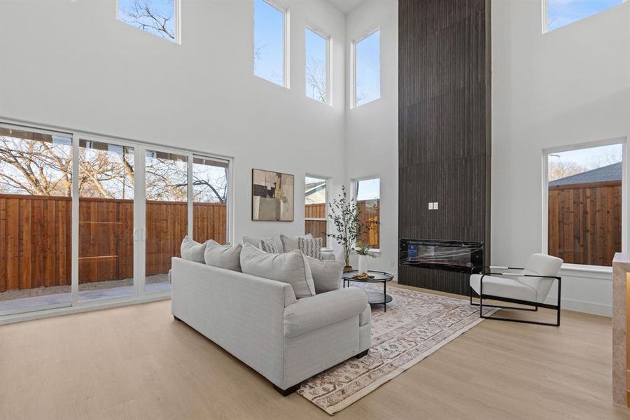 Furnished interior view inside a new home in , Dallas (Image 14).