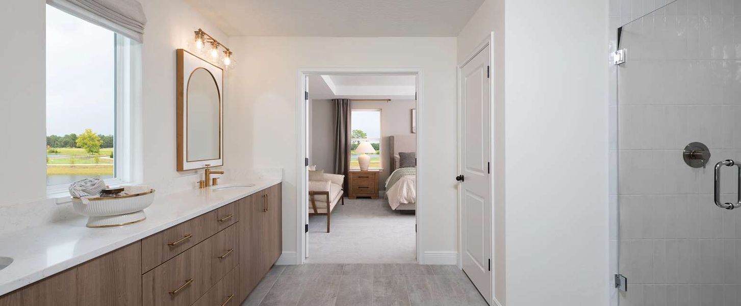 Representative furnished interior of a home built from the Duval II by Ashton Woods in Northlake at Ovation, Winter Garden (Image 6).