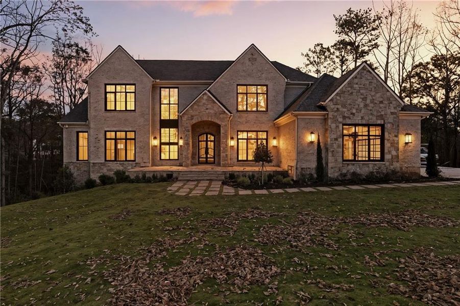 Front exterior of a new home in , Johns Creek, GA, highlighting curb appeal (Image 15).