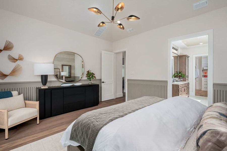 Representative furnished interior of a home built from the Manhattan by Landon Homes in East Village - Classic Series, Frisco (Image 56). Representative furnished interior of a home built from the Manhattan by Landon Homes in East Village - Classic Series, Frisco (Image 56).