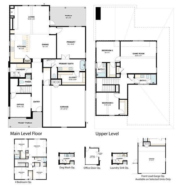 2D floor plan layout for the The Travis by Masonwood Homes in Brahmans Draw, Spicewood, TX (Image 1).