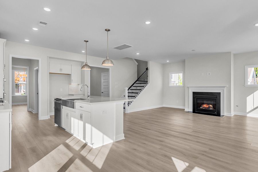 Furnished interior view inside a new home in Six Oaks, Summerville (Image 6).