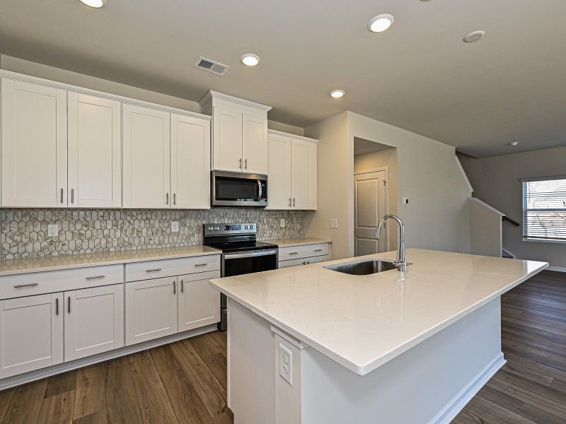 Furnished interior view inside a new home in Nelson's Creek, Mocksville (Image 6). Furnished interior view inside a new home in Nelson's Creek, Mocksville (Image 6).