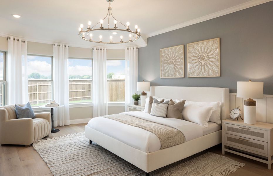 Owner's Suite with Bay Windows