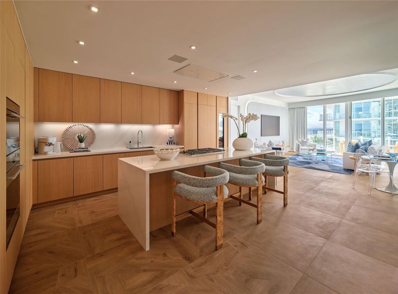 Furnished interior view inside a new home in , Fort Lauderdale (Image 11).