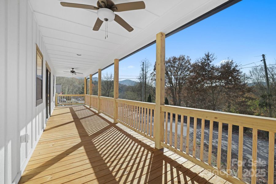 Exterior details and patio area of a home in , Bryson City (Image 27).