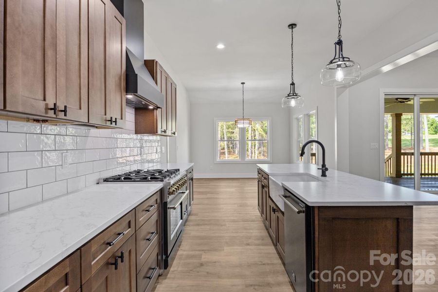 Furnished interior view inside a new home in , Statesville (Image 9).