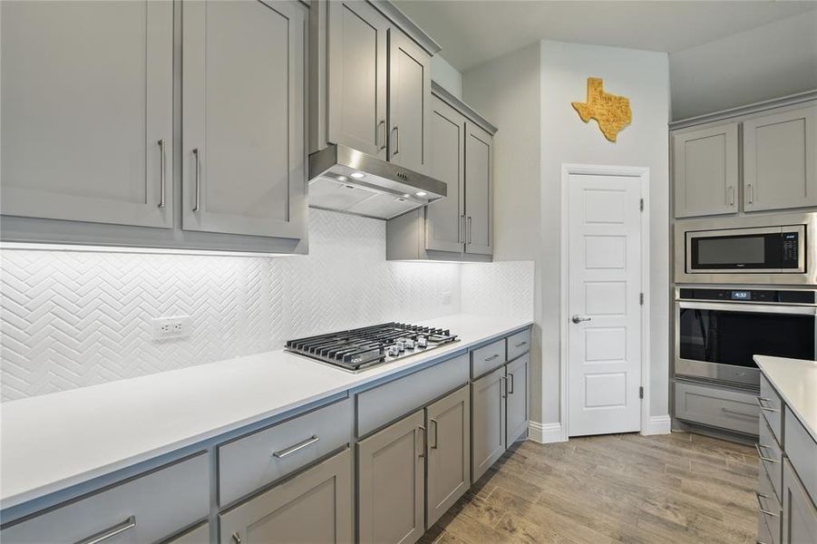 Furnished interior view inside a new home in , Denton (Image 9).