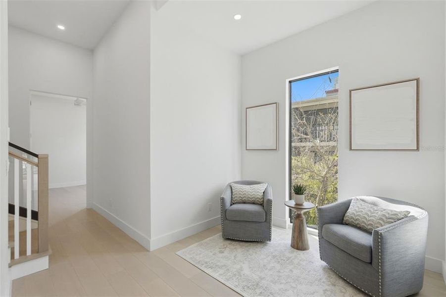 Furnished interior view inside a new home in , St. Petersburg (Image 36).