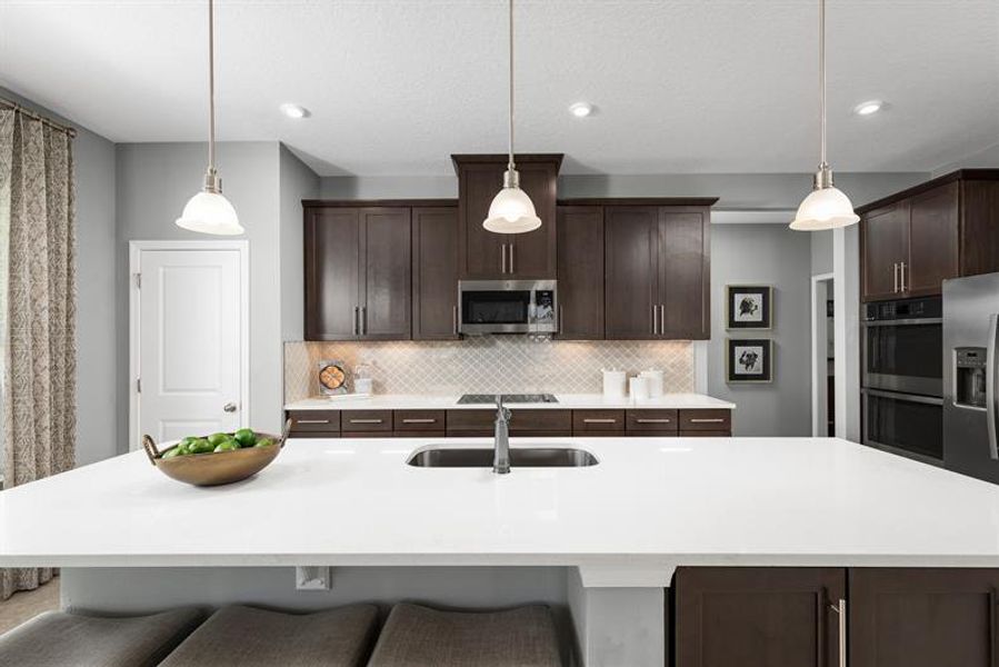 Furnished interior view inside a new home in The Crossings, St. Cloud (Image 25).